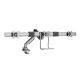 4. Zubehör: Tischhalterung 17"-27"/3TFT 360 Gasfeder 6kg Massivsilber Einzelhandel