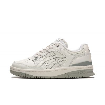 5. Asics EX89 White Vintage Basketball-Sneaker für Damen/Herren (1203A384-103)