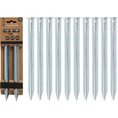 Zeltnägel 23 cm Set 10 Stück Metall Redcliffs
