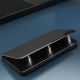 4. Eco Leather View Case Hülle für Samsung Galaxy A14 mit Klappständer in Schwarz
