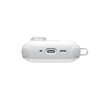 3. AmazingThing Titan Pro Mag Hülle, transparent, für AirPods Pro 3 – Weiß