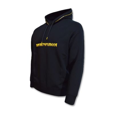 3. Emporio Armani Herren-Hoodie schwarz schwarz gold 3R1MBW 1JHSZ