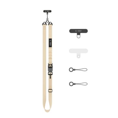 2. Tech-Protect C9S Umhängetasche mit Seil für Handys – Beige