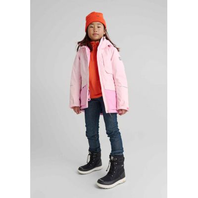 6. Reima Beanie Kalotti Red Orange Junior Kinder-Wintermütze aus zertifizierter oranger Wolle (5300232A-2820)