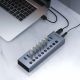 4. Orico BT2U3-16AB Hub 16x USB-A 3.0 mit Schaltern - grau
