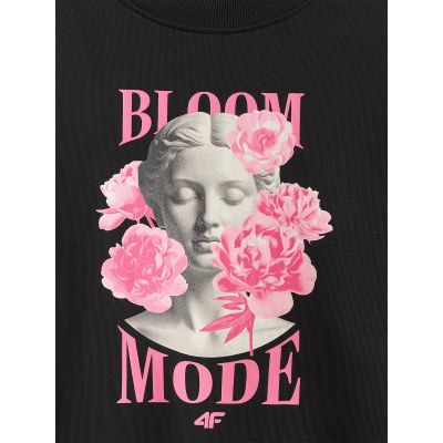 9. Locker geschnittenes Damen-Sweatshirt ohne Kapuze 4F 4FRSS26TSWSF2972-20S
