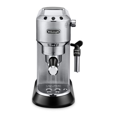 6. DeLonghi Dedica Style EC 685.M Siebträger-Kaffeemaschine (1350W; silberfarben)