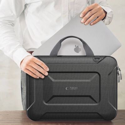 7. Tech-Protect Ranger-X Taktische Laptoptasche für 13-14 Zoll, Schwarz