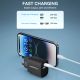 9. Wozinsky WGWCB USB-A USB-C 20W Wandladegerät - Schwarz