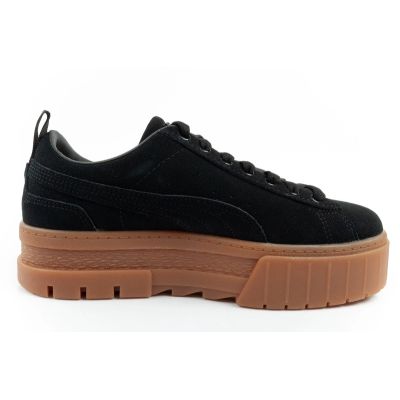 4. Puma Mayze Damen Sportschuhe Sneakers Plateau schwarz modisch Leder