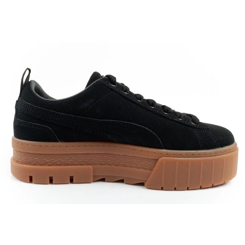 4. Puma Mayze Damen Sportschuhe Sneakers Plateau schwarz modisch Leder