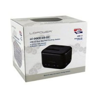 4. LC-Power LC-DOCK-U3-III Festplatten-Dockingstation USB 3.2 Gen 1 (3.1 Gen 1) Typ micro-B Schwarz