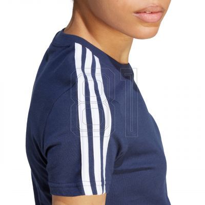 5. adidas Essentials Slim 3-Stripes Tee W IM2791