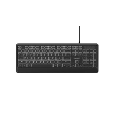 GEMBIRD SLIM KABELGETABE MIT HINTERGRUNDBELEUCHTUNG, SCHWARZ, US-LAYOUT