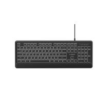 GEMBIRD SLIM KABELGETABE MIT HINTERGRUNDBELEUCHTUNG, SCHWARZ, US-LAYOUT