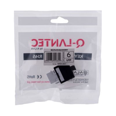 5. Q-LANTEC Werkzeugloses RJ45 UTP Cat.6 Keystone-Modul