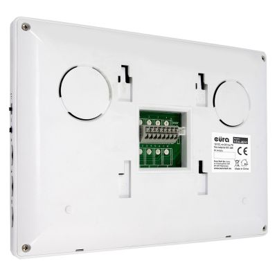 12. EURA VDP-90A3 DELTA Video-Türsprechanlage + schwarzer TUYA Monitor