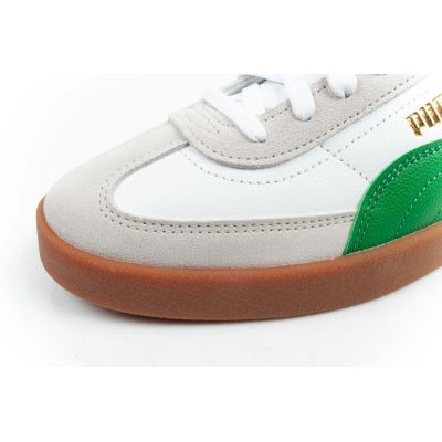 6. Puma Club II Era Herren-Sportschuhe, Sneaker, Leder, weiß, grau, grün
