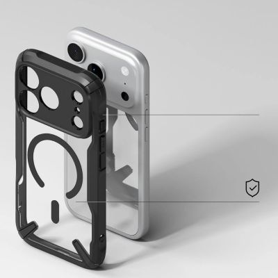 4. Ringke Fusion X Magnetic MagSafe Case für iPhone 17 Pro Max - Schwarz