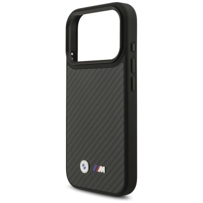 6. BMW M Kevlar Matt MagSafe Hülle für iPhone 17 Pro - Schwarz