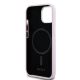 7. DKNY Flüssigsilikon-Hülle mit kleinem Metalllogo und MagSafe-Funktion für iPhone 15 / 14 / 13 – Pink