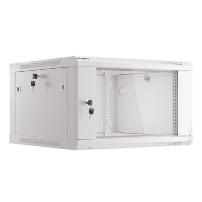 2. Lanberg WF01-6606-10S 6U Rack-Wandschrank, Grau