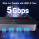 8. Ugreen CM664 HDMI-Switch 2in1 KVM-Switch – Schwarz