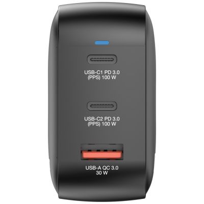 9. Verbatim GaN Ladegerät 100W Universal Schwarz AC Schnellladung Intern