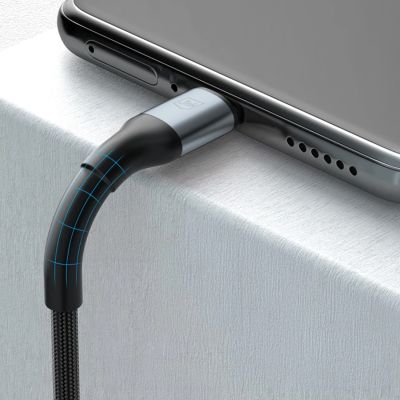 5. 3mk Hyper Cable N-SERIES USB-C / USB-C 3m PD 3.0 QC 3.0 20V / 5A 100W - schwarz
