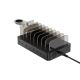 Conceptronic OZUL02B Universelles Ladegerät für Mobilgeräte, Schwarz, AC-intern