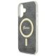 6. Guess IML 4G MagSafe Hülle für iPhone 16 Plus – Schwarz
