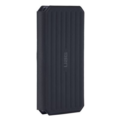 7. UAG 3-in-1 Reiseladegerät – kabelloses Reiseladegerät für drei Geräte, 15 W, MagSafe-kompatibel, inklusive Kabel, Stecker und Organizer (schwarz/grau)