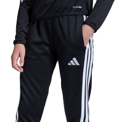 4. adidas Tiro 26 League Trainingshose für Kinder, schmal geschnitten, Schwarz-Weiß, JY7117
