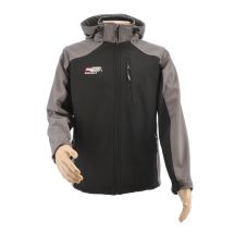 AWTOOLS Softshell-Jacke T4/ Grau-Schwarz/ XXXL