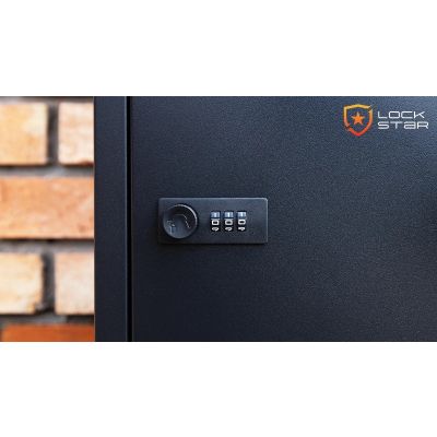 9. Extralink LockStar Paketbox 44x34x55cm Stahl-Paketbox