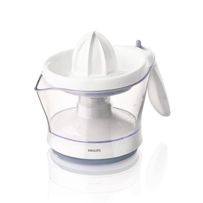 Philips Viva Collection Zitruspresse – 25 W/0,6 l/Einstellbare Fruchtfleischmenge/Automatischer Wechsel