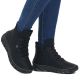 48. Gefütterte schwarze Damen-Ankle-Boots Rieker 55069-00