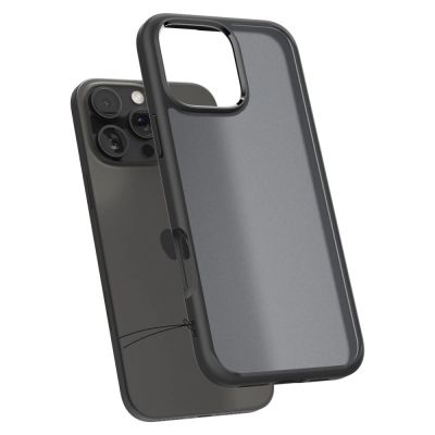 4. Spigen Ultra Hybrid-Hülle für iPhone 16 Pro – Schwarz