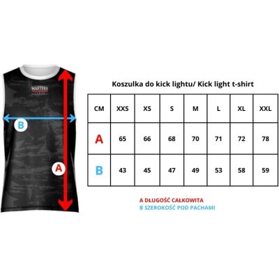 6. MASTERS Kick Light Ärmelloses Shirt (WAKO-GENEHMIGT)