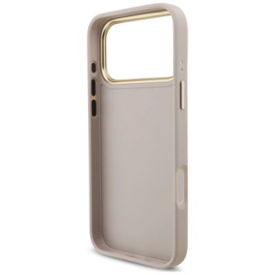 7. Guess 4G Big 4G Classic Logo Big Strap Metal Buttons Hülle für iPhone 18 Pro Max / 17 Pro Max – rosa