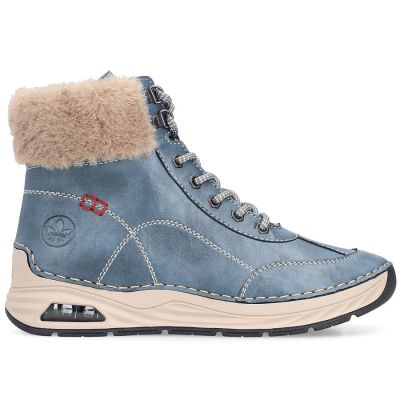 2. Gefütterte Damen-Ankle-Boots, blau, Rieker 44530-14