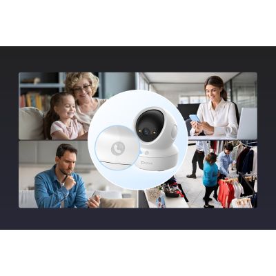 11. EZVIZ H6c G1 4K Sphärische IP-Sicherheitskamera für den Innenbereich 3840 x 2160 px Decke/Wand/Schreibtisch