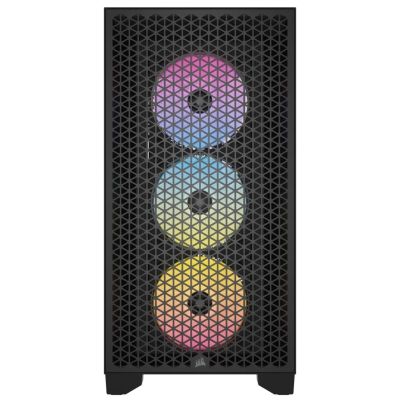 2. Corsair 3000D RGB AIRFLOW Schwarzes Gehäuse