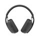 3. Logitech Zone Vibe Kabelloses Headset mit Kopfbügel, Bluetooth-Anrufe/Musik, Graphit
