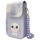 5. Nimmy Big Eyed Pet 2.0 Rabbit 3-in-1 Handytasche + Geldbörse + Tracker-Hülle, Lila