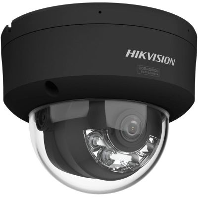 Hikvision Pro Series mit ColorVu DS-2CD2147G3-LIS2UY (2,8 mm) (schwarz) Industrielle Dome-IP-Sicherheitskamera für Innen- und Außenbereich, 2688 x 1520 px, Deckenmontage