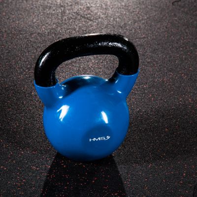 44. Blaue HMS KNV12 Kettlebell aus Gusseisen, 12 kg