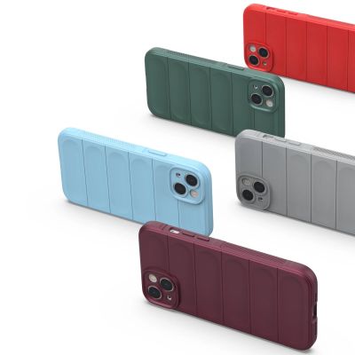 16. Magic Shield Case Hülle für iPhone 14 Plus flexible Panzerhülle hellblau