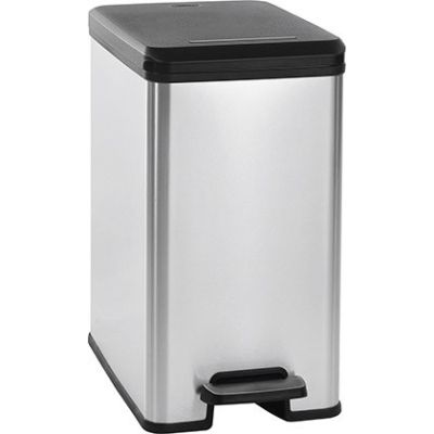 CURVER ABFALLBEHÄLTER SLIM BIN 25L / IML METALLIC