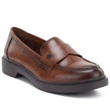 Damen-Loafer, braune Loafer, Potocki JE19332